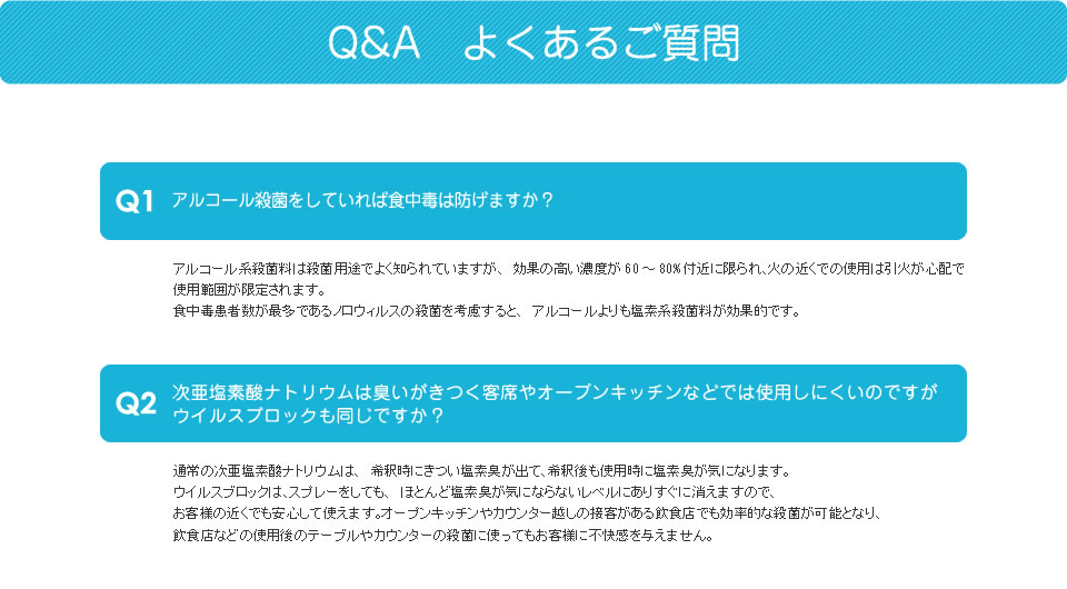 Q&A よくあるご質問
